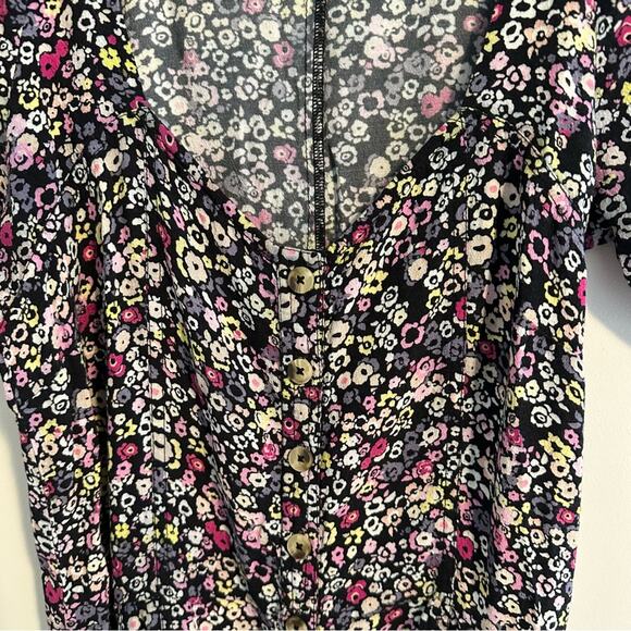 Apiece Apart Pink Floral Purple Altered Jumpsuit XS/S - Picture 11 of 12